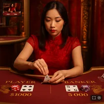 Slots of Vegas - Live Dealer Baccarat - HD Streaming